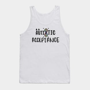 Autistic Acceptance (Light colors) Tank Top